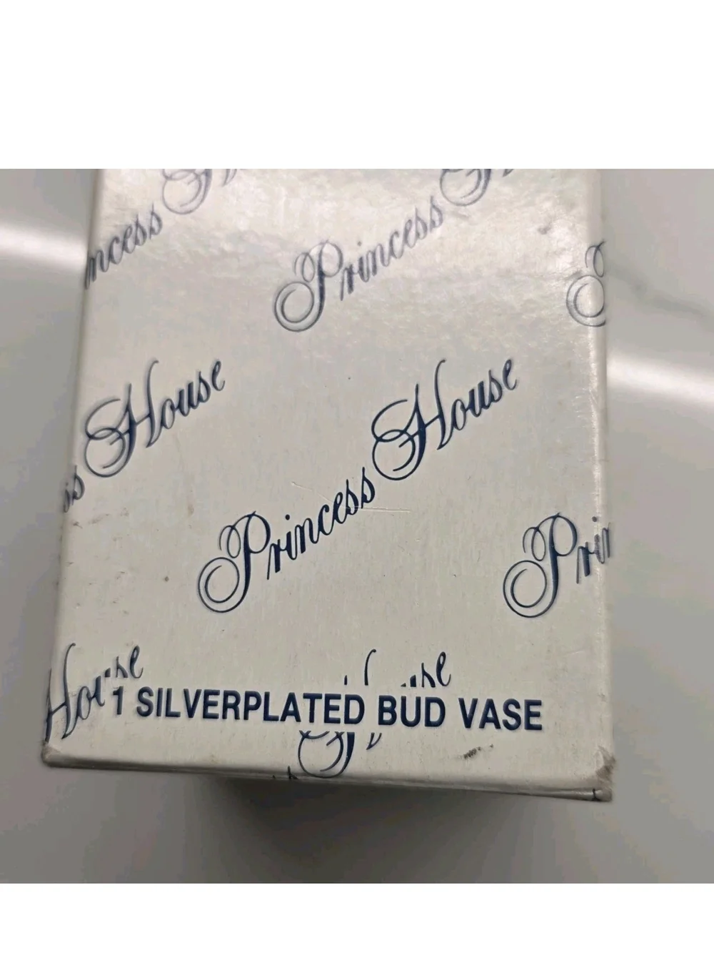 Vintage 356 Princess House Silverplated Bud Vase Fluted NOS Box